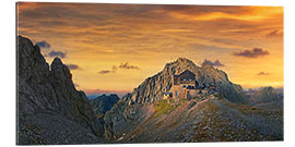 Gallery print Meiler hut at sunset