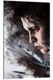 Magnettafel Edward mit den Scherenhänden