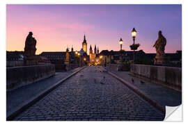 Wall sticker Wurzburg at dusk