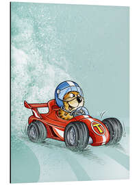 Magnettafel Tiger Rennauto