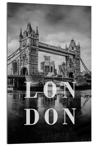 Gallery print Cities in the rain: London