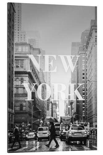 Gallery print Cities in the rain: New York