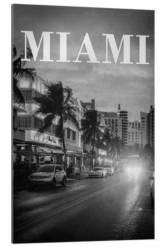 Gallery print Cities in the rain: Miami