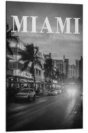 Magnettafel Städte im Regen: Miami