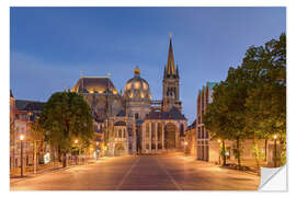 Naklejka na ścianę Aachen Cathedral in the evening