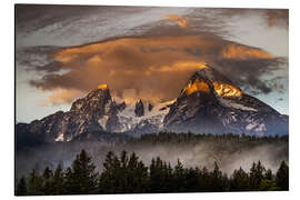 Aluminiumtavla Natural spectacle on the Watzmann