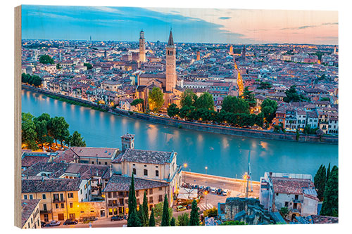 Trebilde Verona in the evening