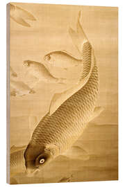 Wood print Carp