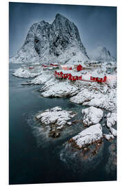 Foam board print Picturesque Hamnoy