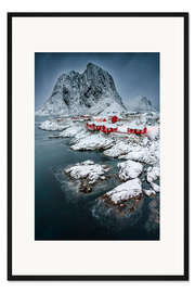 Gerahmter Kunstdruck Malerisches Hamnoy