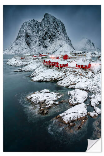 Naklejka na ścianę Picturesque Hamnoy