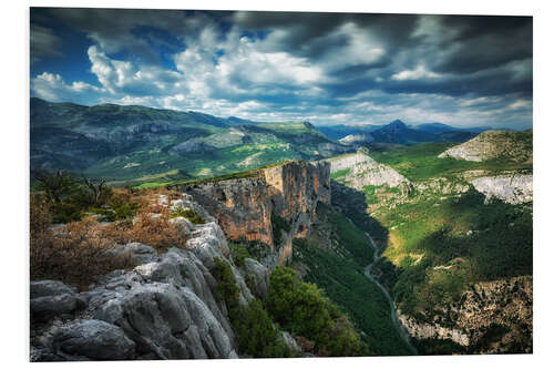 PVC-taulu Verdon canyon