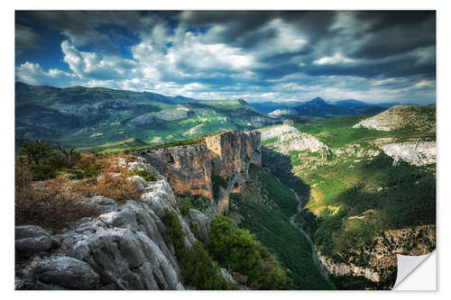 Wall sticker Verdon canyon