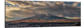 Aluminium print Mount Fuji Panorama