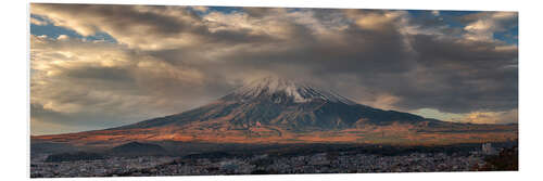 Foam board print Mount Fuji Panorama