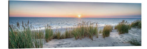 Aluminium print Sunset at the Beach II