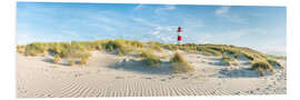 PVC-taulu Sylt panorama with List Ost lighthouse