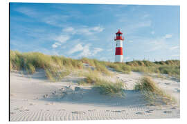 Magnettafel Leuchtturm List Ost auf Sylt