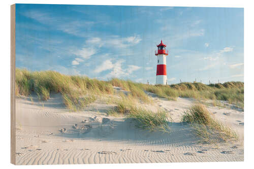 Puutaulu List Ost lighthouse on Sylt