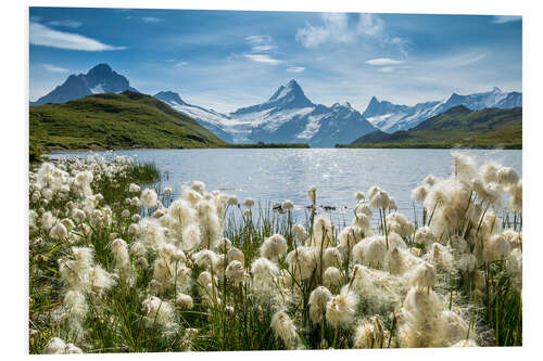 PVC-tavla Bachalpsee with Schreckhorn near Grindelwald