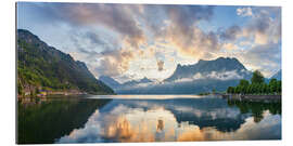 Gallery Print Morgenstimmung am Traunsee