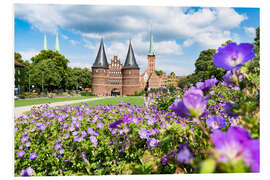 Foam board print Holstentor in Lübeck