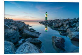 Magnettafel Westmole Warnemünde