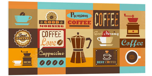 Foam board print Coffee