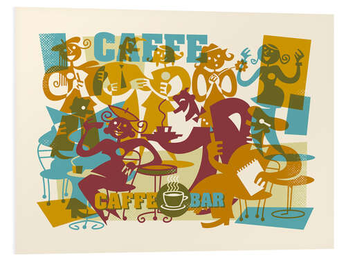 Foam board print Caffee Bar