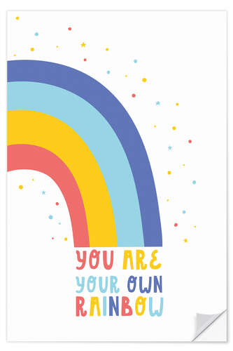 Selvklebende plakat Your own rainbow