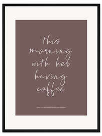 Gerahmter Kunstdruck Johnny Cash - Zitat