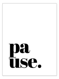 Póster Pause
