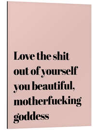 Magnettafel Love the shit out of yourself