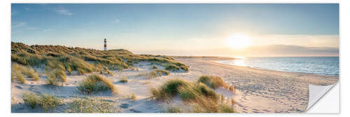 Wandsticker Dünenlandschaft auf Sylt