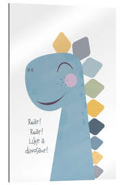 Gallery print Roar like a happy dinosaur