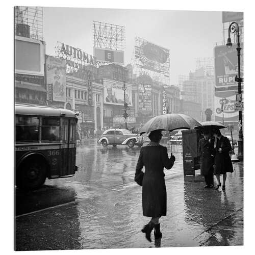 Gallery Print Times Square an einem regnerischen Tag 1944