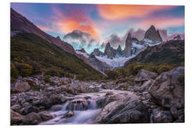 Quadro em PVC Atmospheric landscape in Patagonia