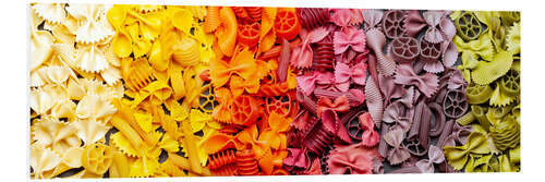 PVC print Colorful pasta