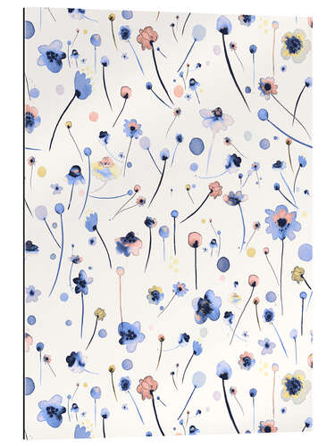 Gallery print Blue Soft Flowers