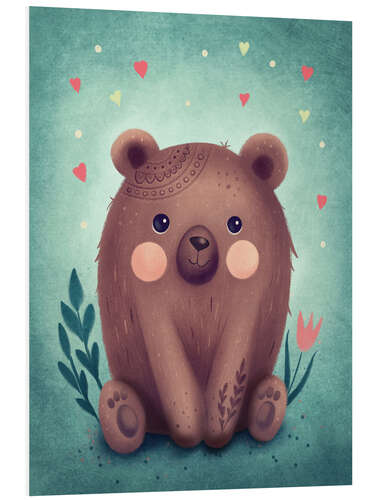 Foam board print Little bear