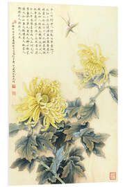 Foam board print Chrysanthemum