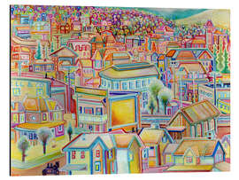 Magnettafel Es gibt eine Stadt in meinem Kopf