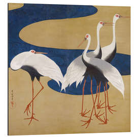 Magnettafel Kraniche