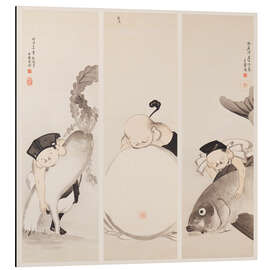 Magnettafel Drei Götter des Glücks