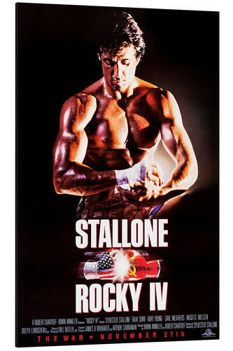 Aluminium print Rocky IV