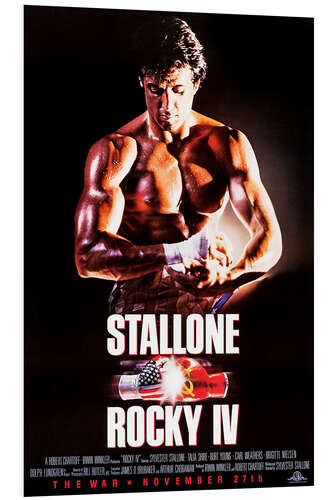 Foam board print Rocky IV