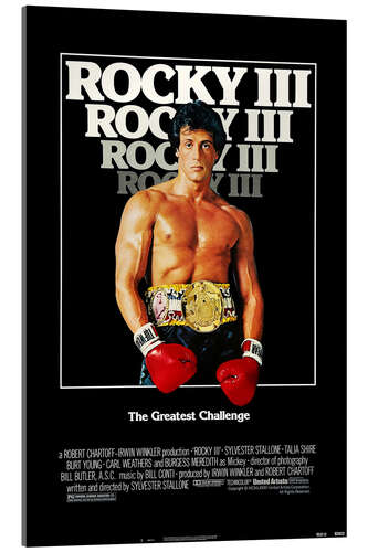 Acrylic print Rocky III