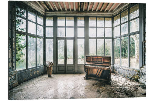 Gallery print Abandoned piano