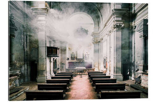 Tableau en plexi-alu Église italienne