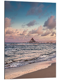 Aluminium print Heringsdorf Insel Usedom and the pier